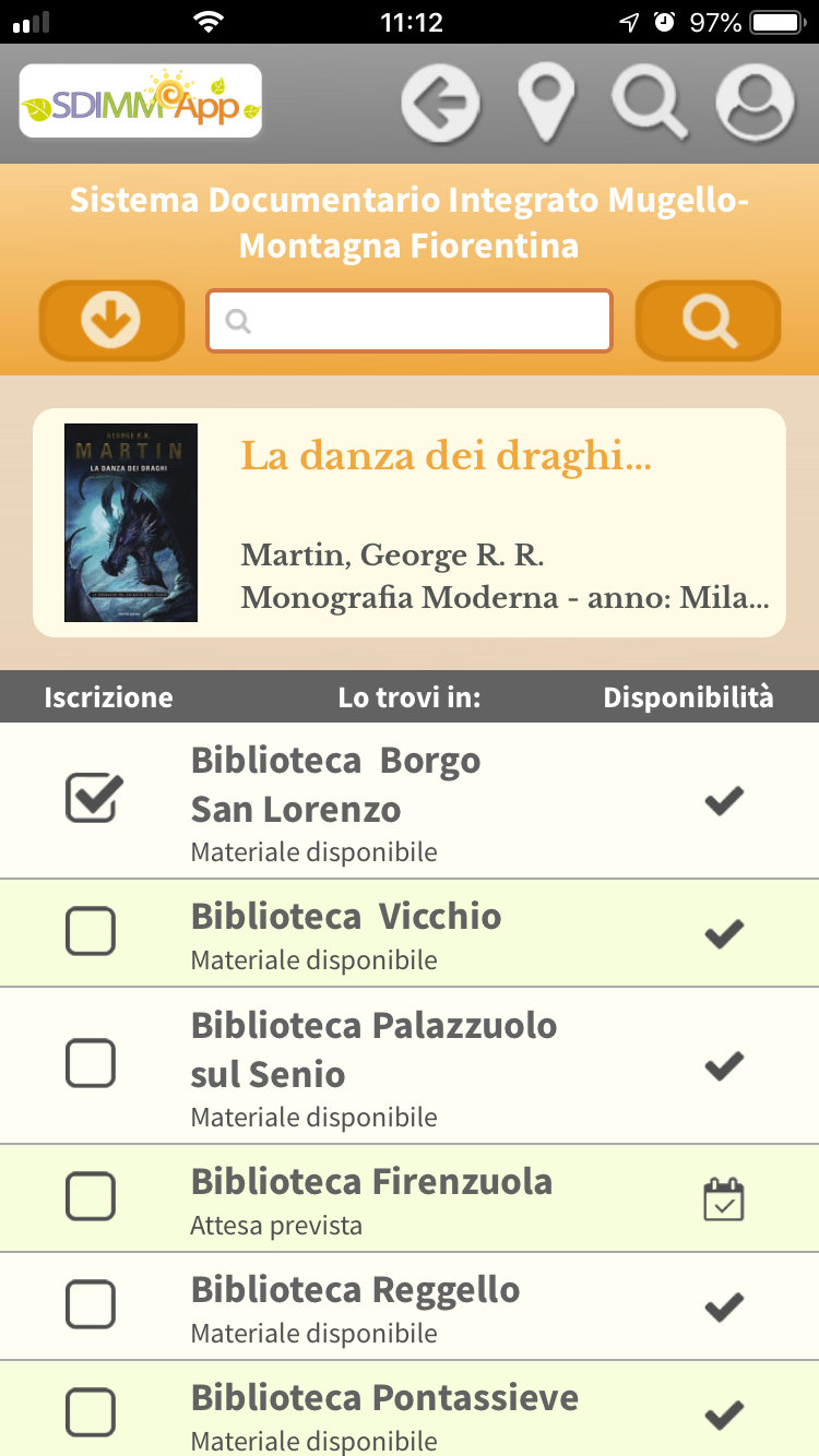 Elenco Biblioteche